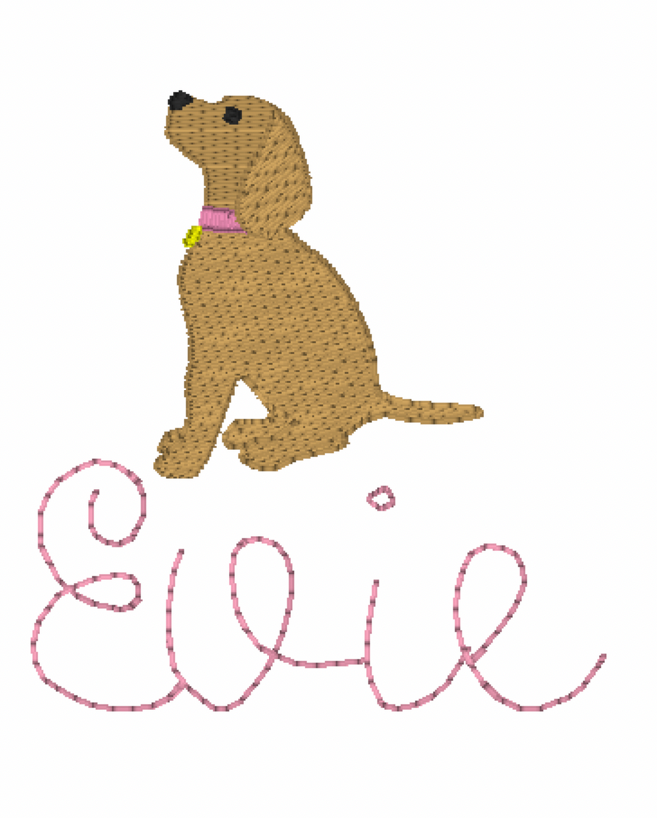 Mini Lab Embroidery Design