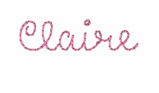 Stitchy Font Embroidery Design