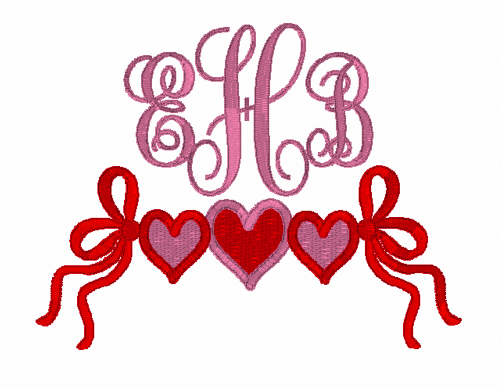 Heart Embroidery Design