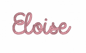 Delilah Embroidery Font