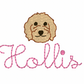 Doodle & Name Embroidery Design