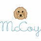 Doodle & Name Embroidery Design