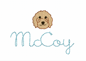 Doodle & Name Embroidery Design