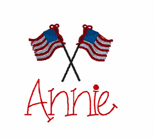 Flag Embroidery Design