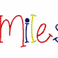 Colorful Name Embroidery Design