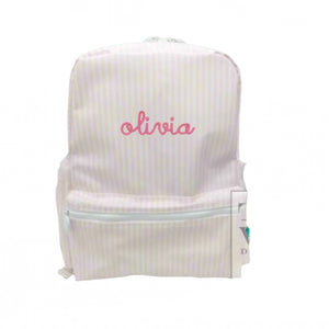 Pink Stripe Backpack