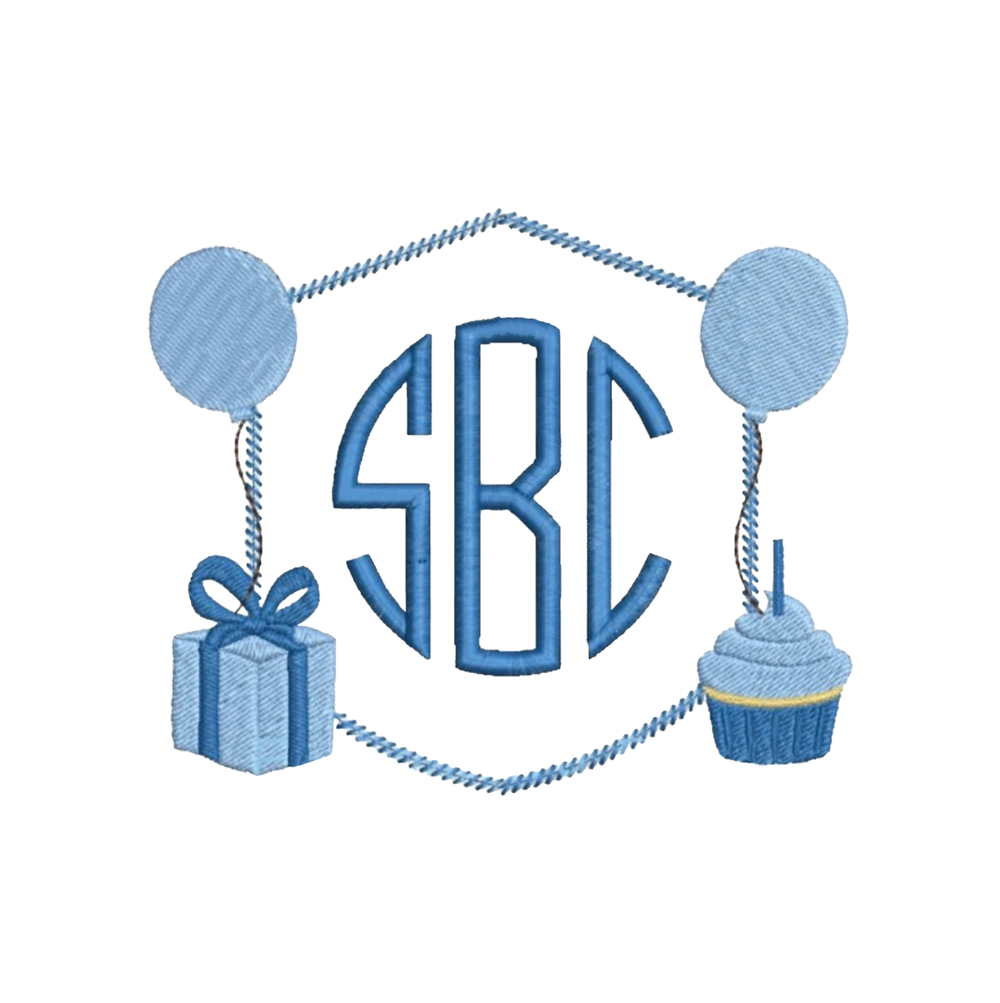 Birthday Frame Embroidery Design
