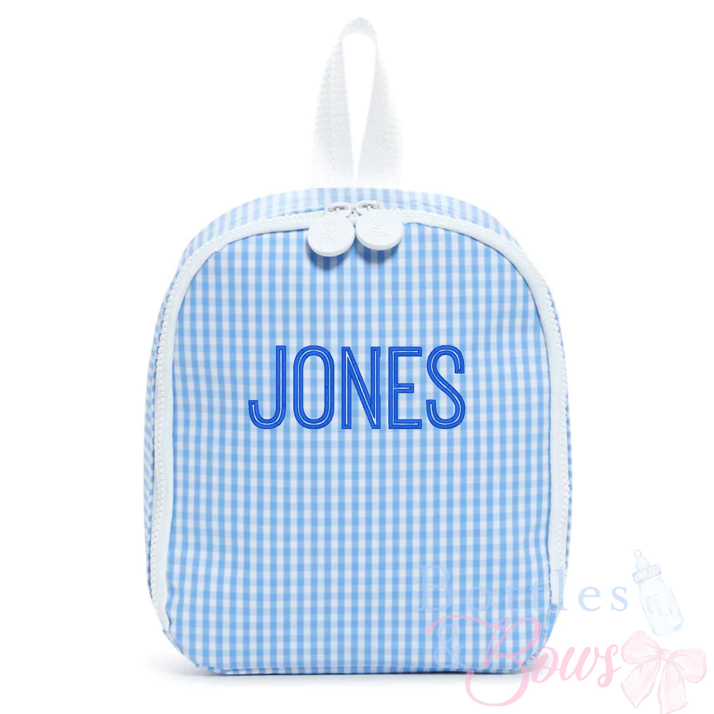 Gingham Mist Embroidered Lunchbox - Thumbnail 4