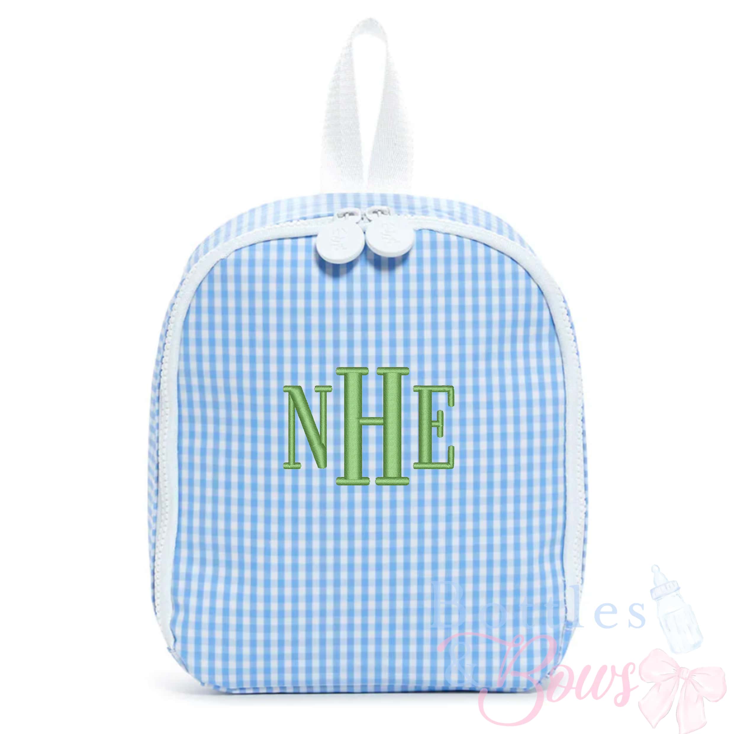Gingham Mist Embroidered Lunchbox - Thumbnail 2