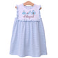 Alice Dress - Light Blue Stripe