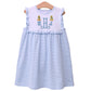 Alice Dress - Light Blue Stripe