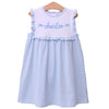 Alice Dress - Light Blue Stripe