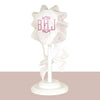 White Bonnet with Monogram