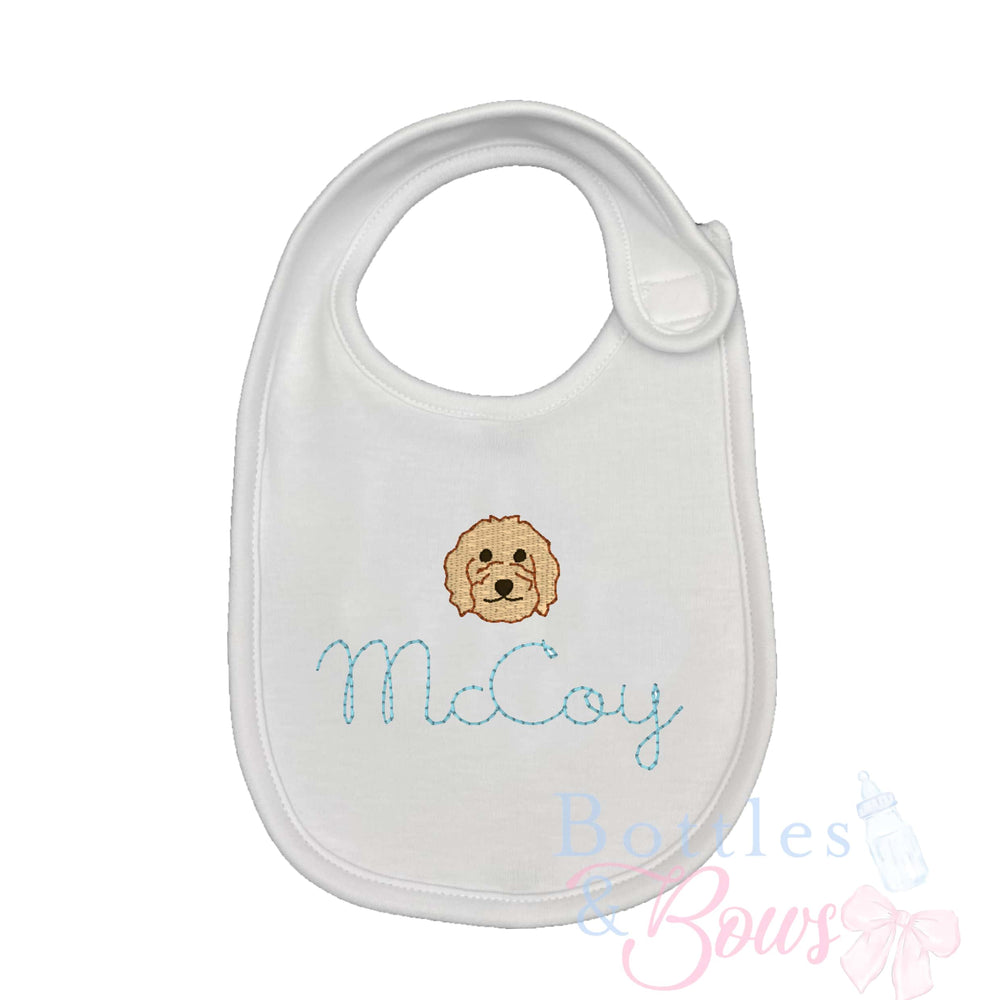 Doodle Embroidered Bib
