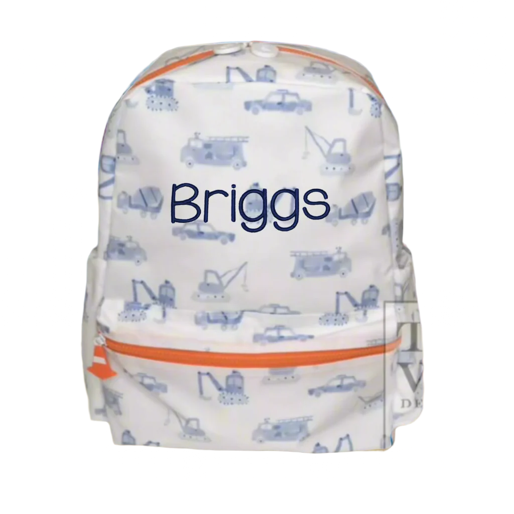 Construction Print Backpack