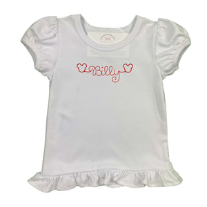 Mouse Name Embroidered Shirt