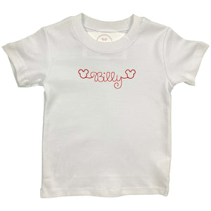 Mouse Name Embroidered Shirt