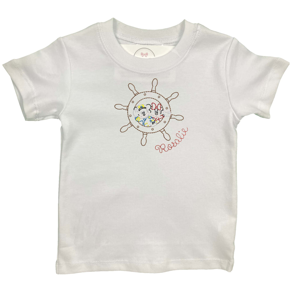 Mouse Cruise Embroidered Shirt