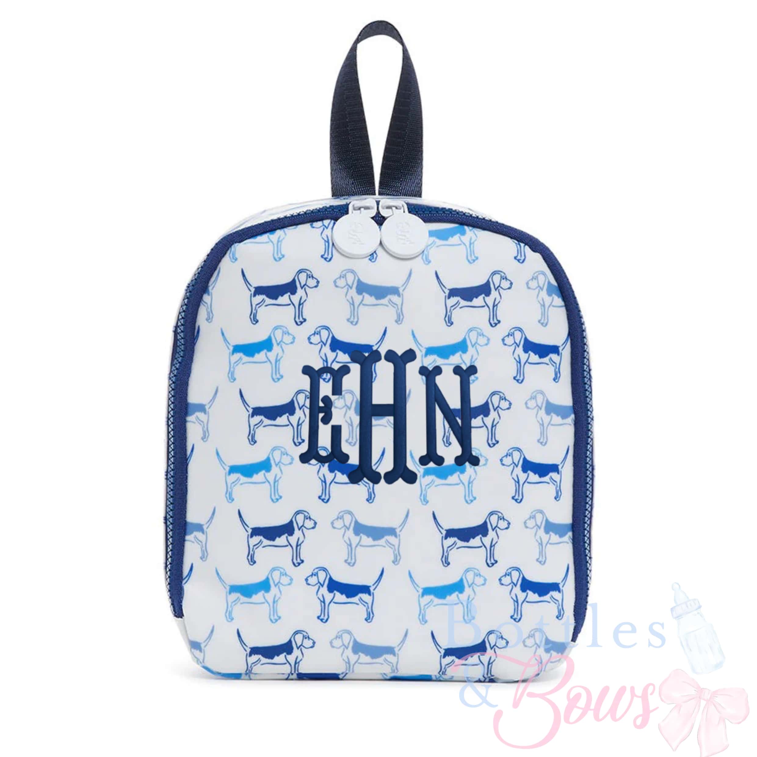 Dog Print Embroidered Lunchbox - Thumbnail 3