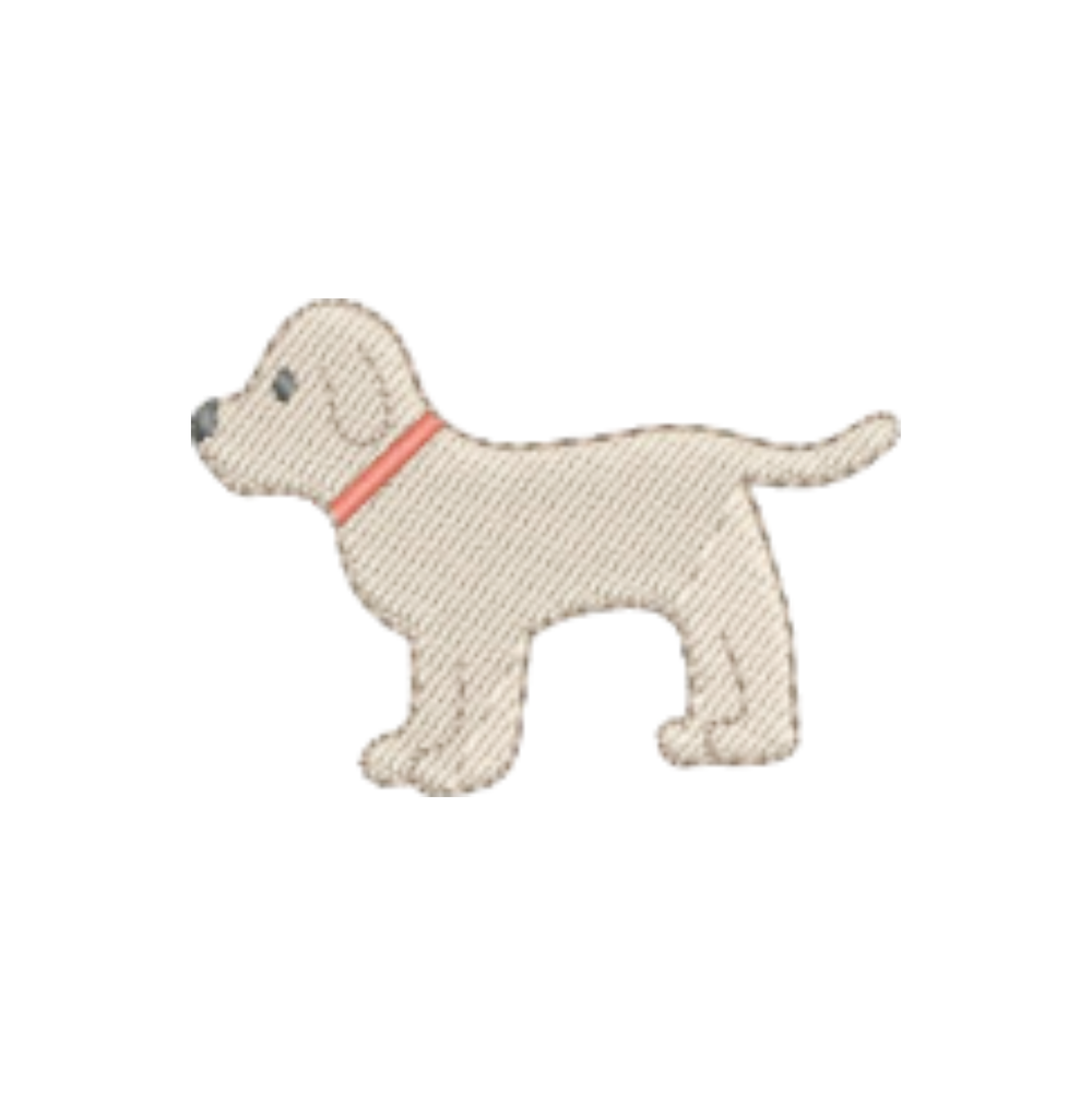 Mini Puppy Embroidery Design