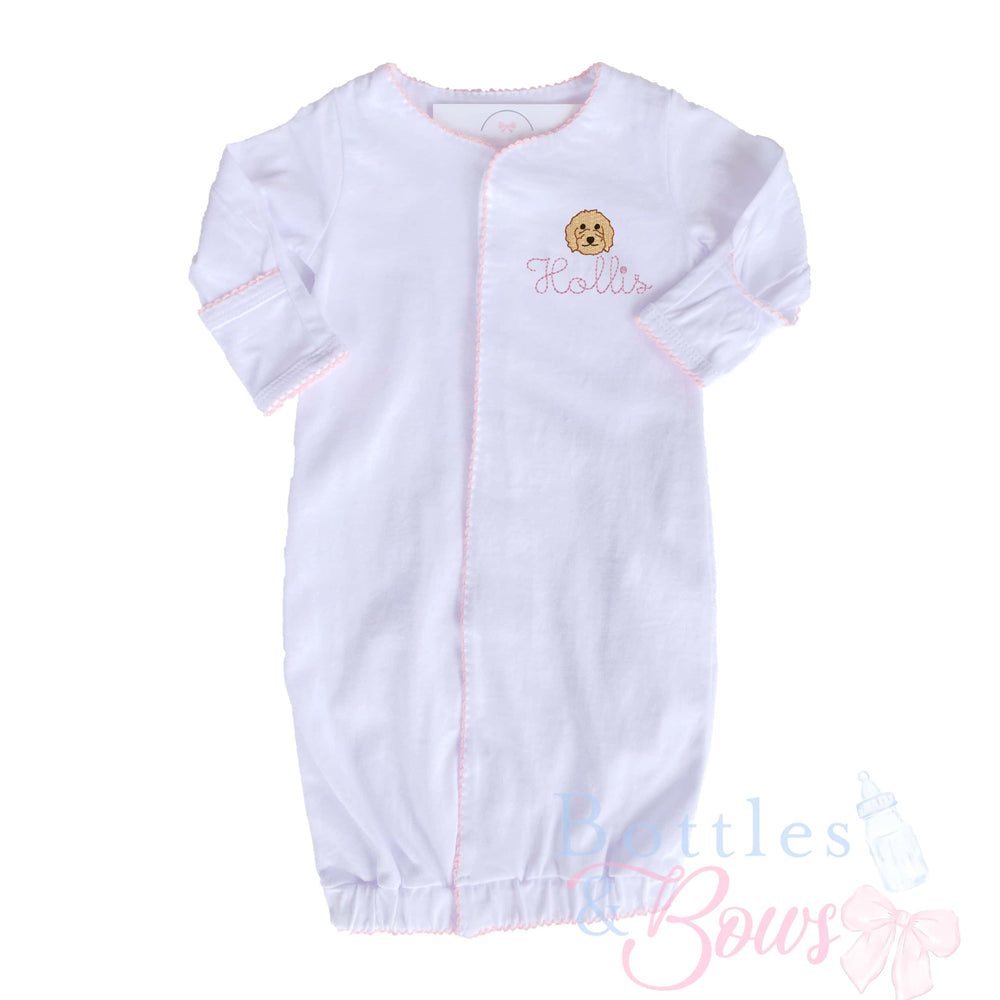 Doodle Embroidered Gown