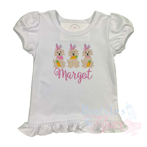 Easter Pup Embroidered Shirt