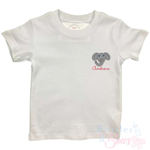 Elephant Embroidered Shirt