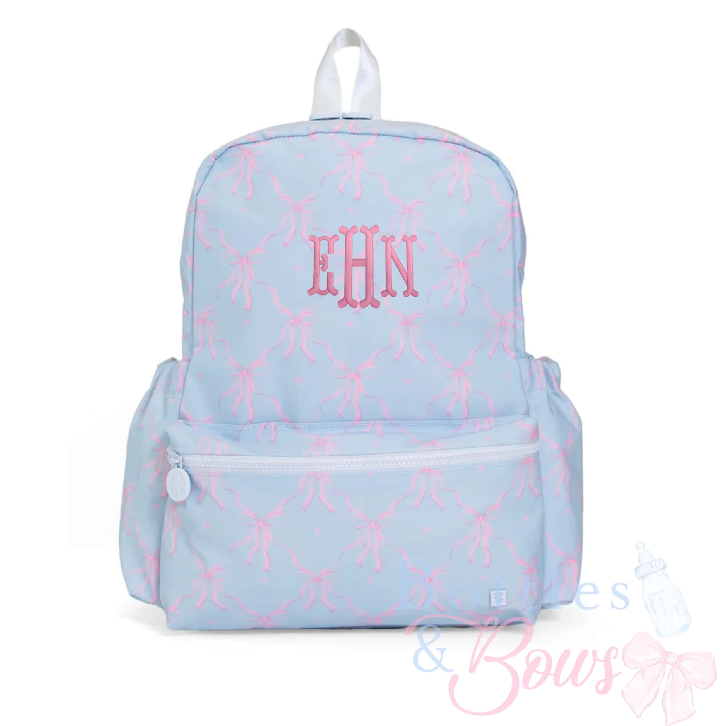 Eloise Bow Embroidered Backpack