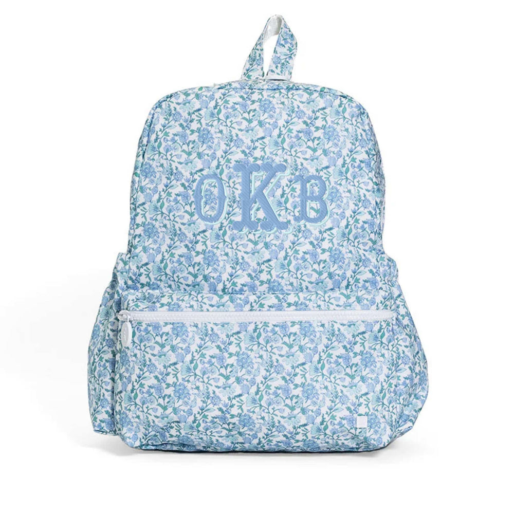 Hamptons Floral Embroidered Backpack