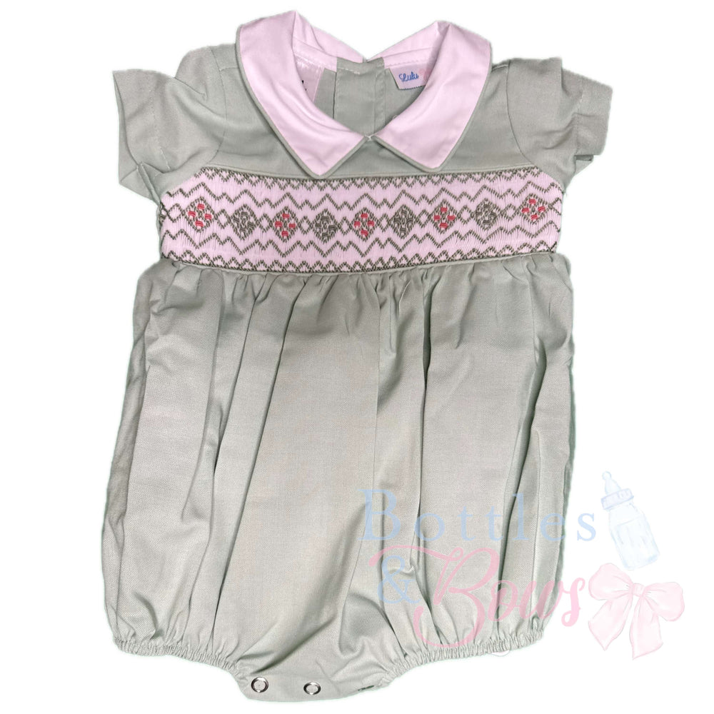 Sage Smocked Bubble