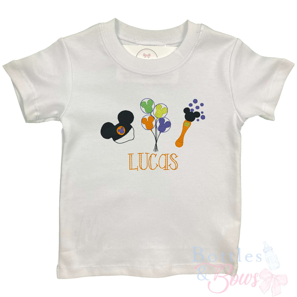 Halloween Souvenirs Embroidered Shirt