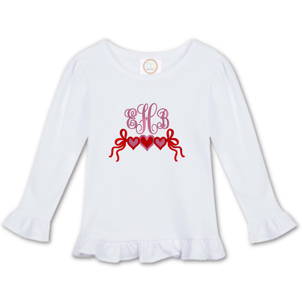 Heart Embroidered Shirt