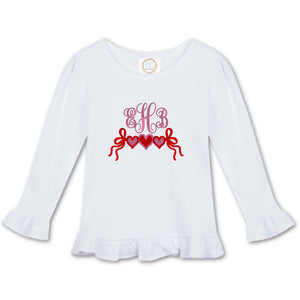 Heart Embroidered Shirt