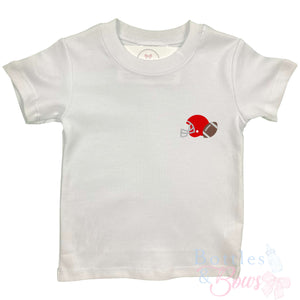 Helmet & Football Embroidered Shirt