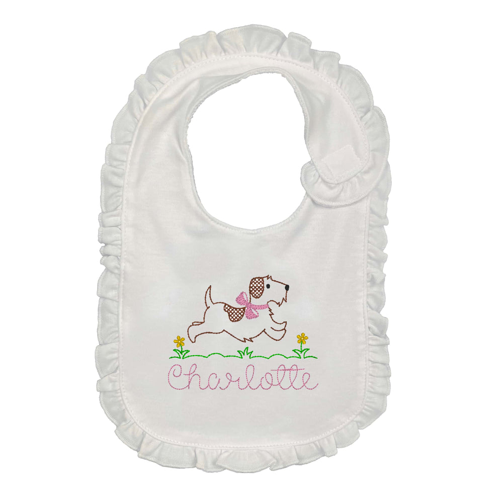 Running Puppy Bib