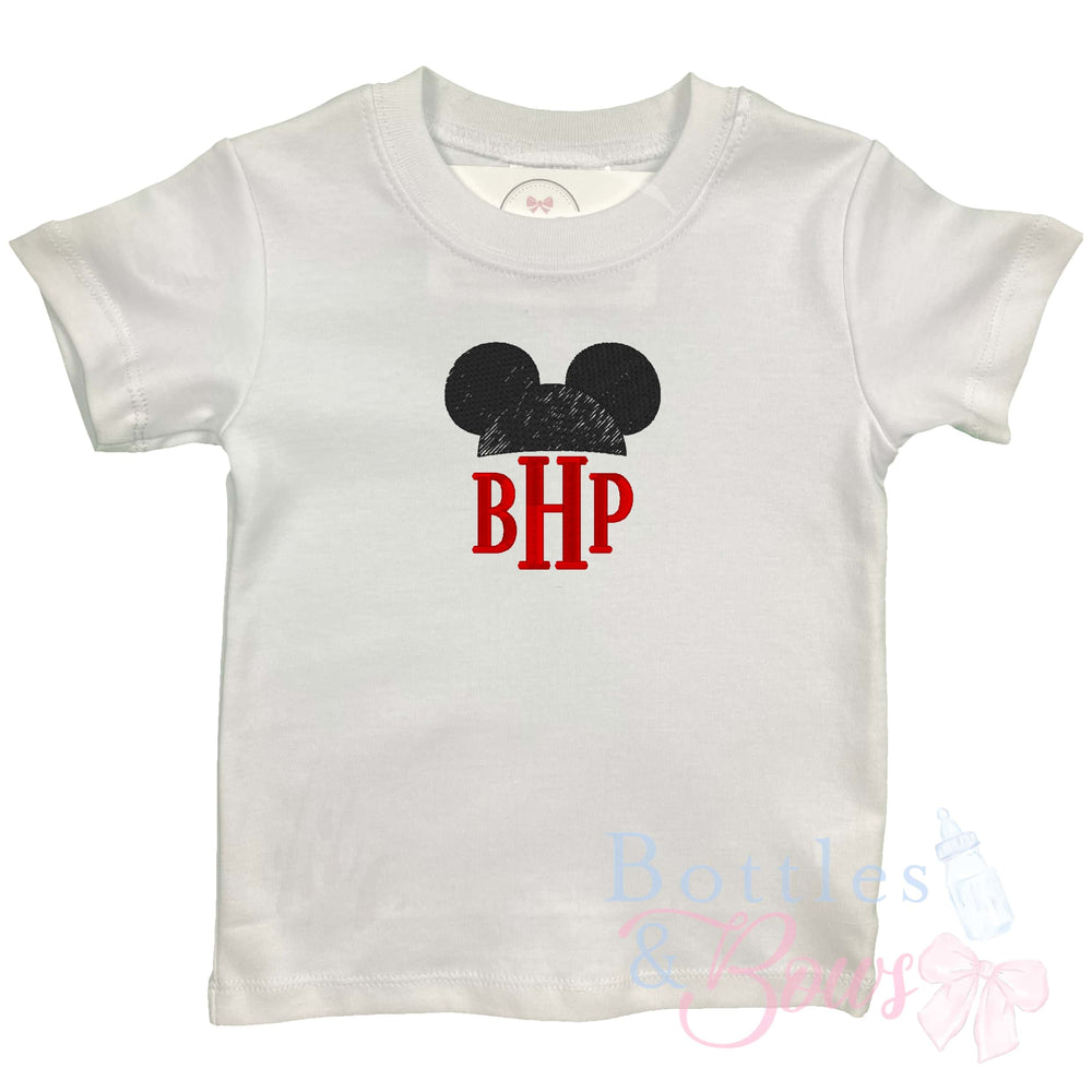 Mouse Ears Embroidered Shirt