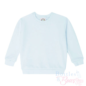 Light Blue Embroidered Sweatshirt - Create Your Own!!