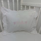 Pink Polka Dot Nursery Pillow with Monogram