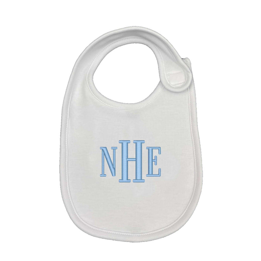 Embroidered Initials Bib