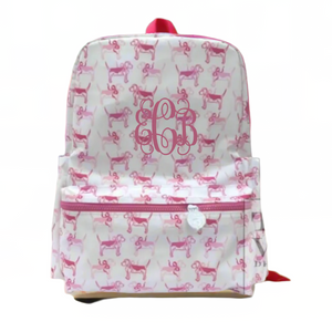 Dog Print Backpack
