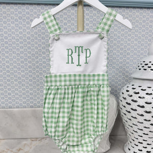 Green Plaid Bubble Preorder