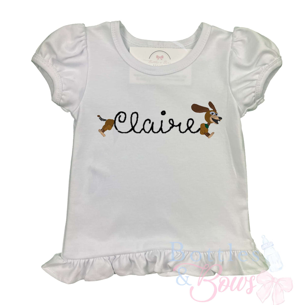 Slinky Dog Embroidered Shirt