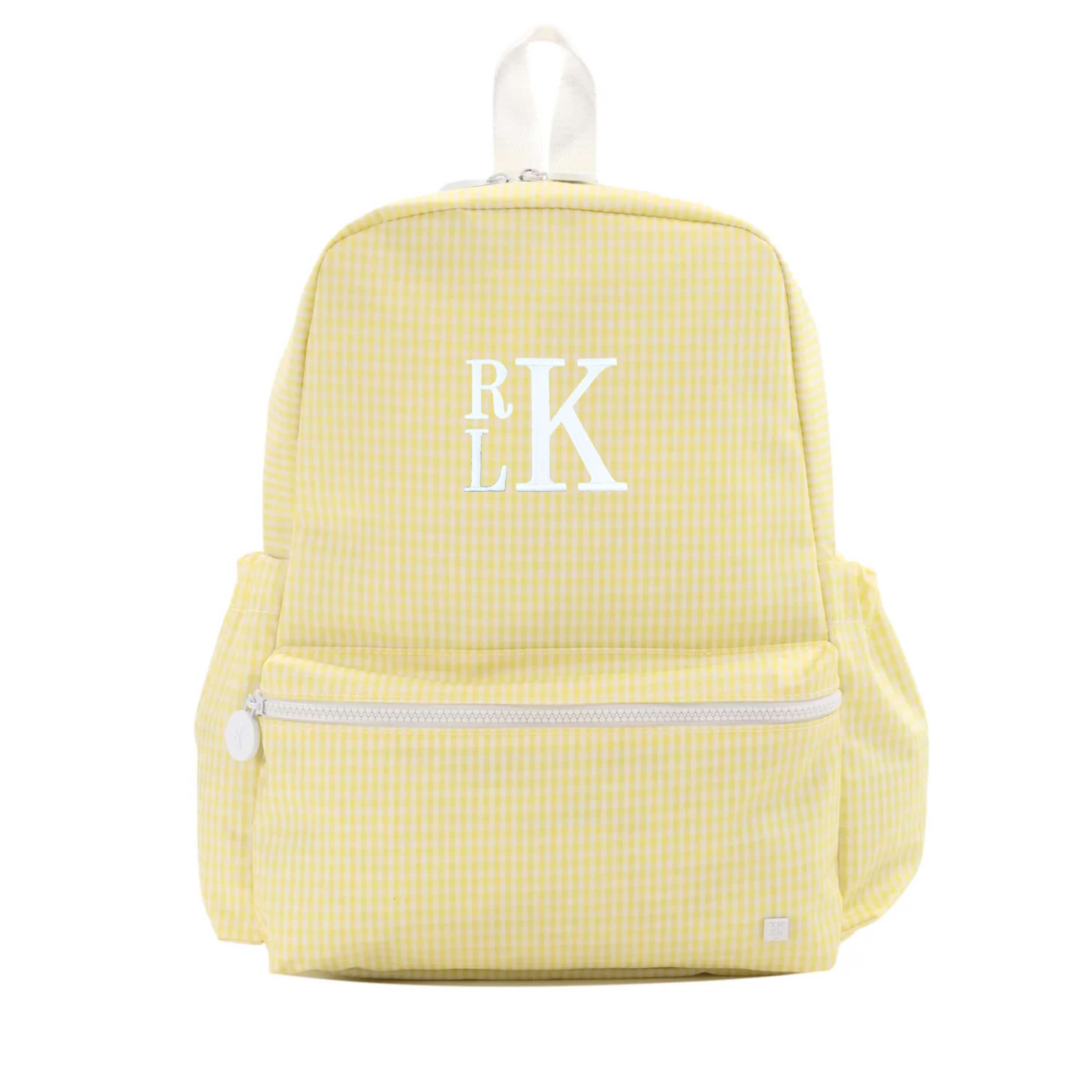 Buttercup Gingham Embroidered Backpack - Thumbnail 2
