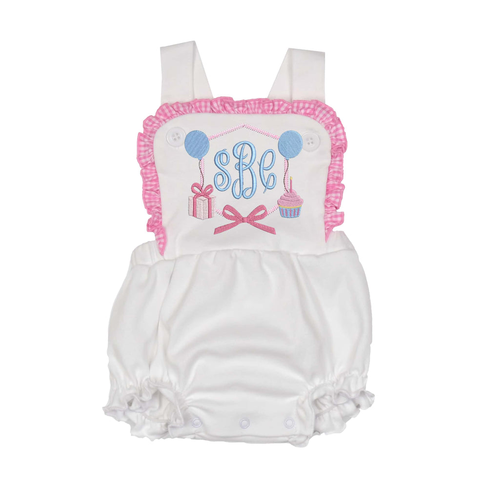 Girls Embroidered Sunsuit