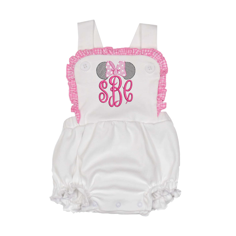 Girls Disney Embroidered Sunsuit