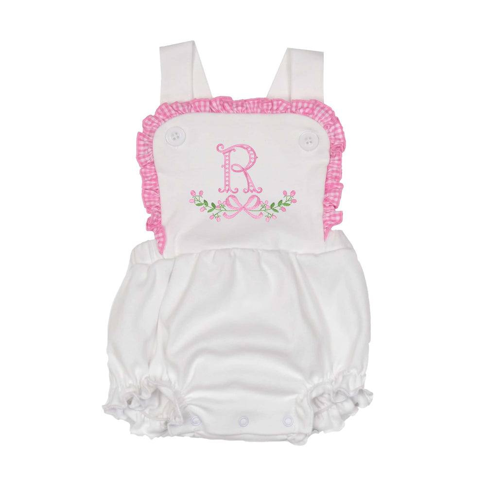 Girls Embroidered Sunsuit