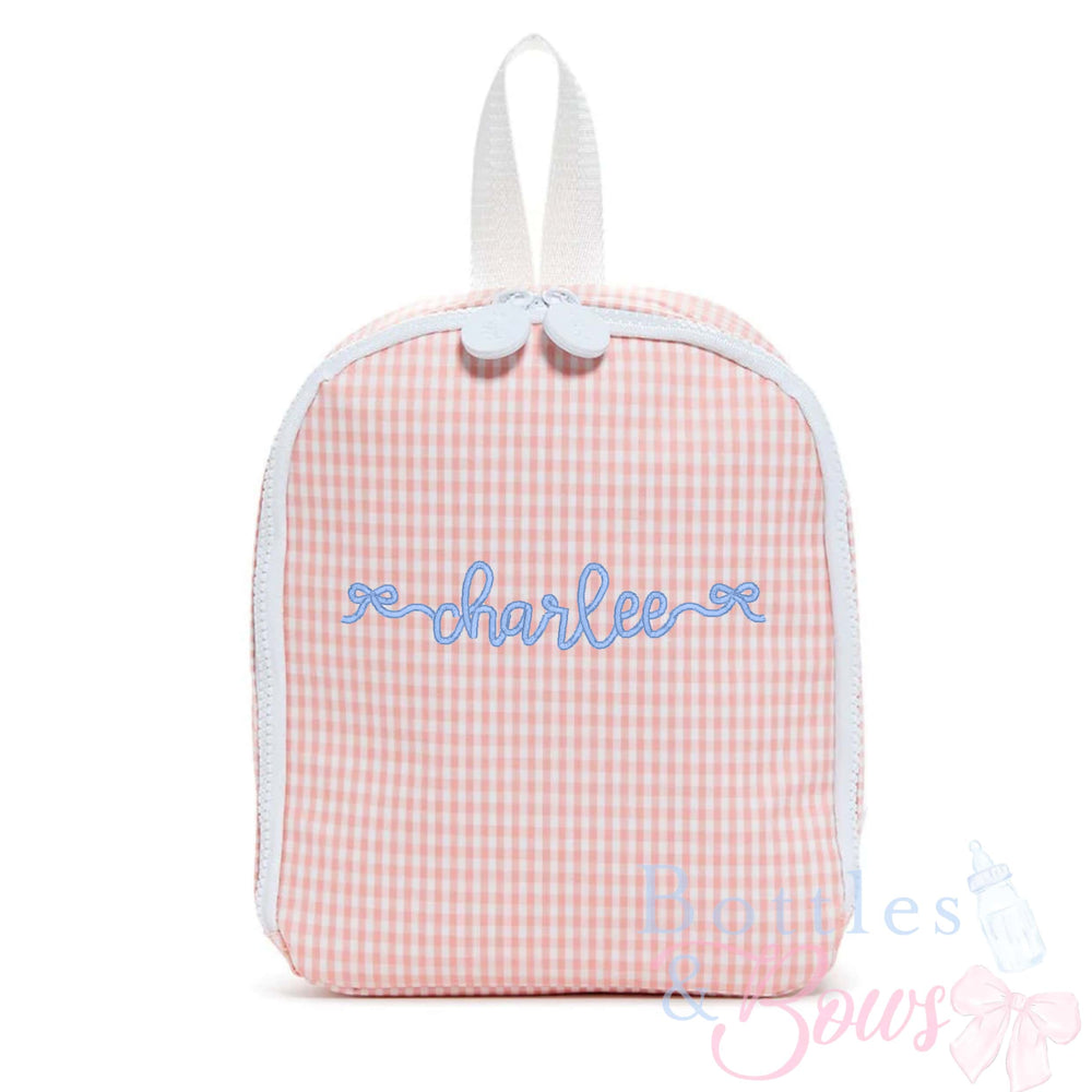 Taffy Gingham Embroidered Lunchbox