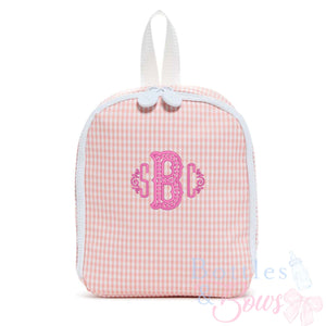 Taffy Gingham Embroidered Lunchbox