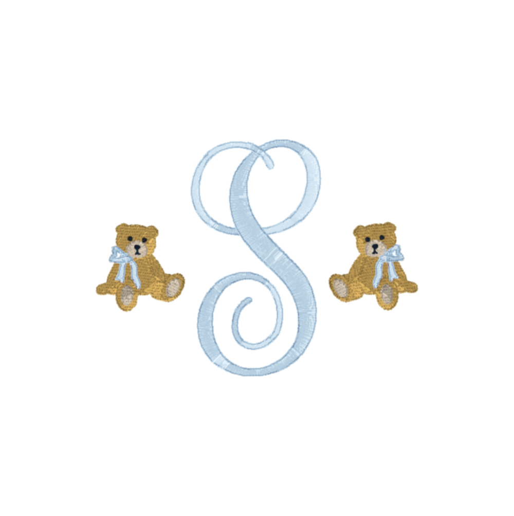 Teddy Bear Embroidery Design