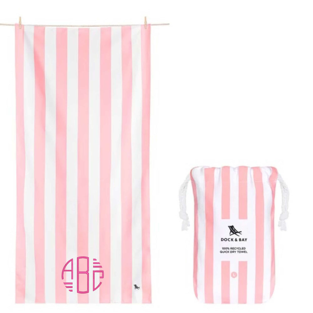 Dock and Bay Towel (Light Pink)